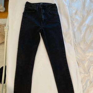 JUST BLACK black skinny jeans